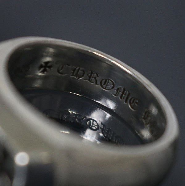 CHROME HEARTS LIL PJ CH Plus Ring Silver Size ONE SIZE