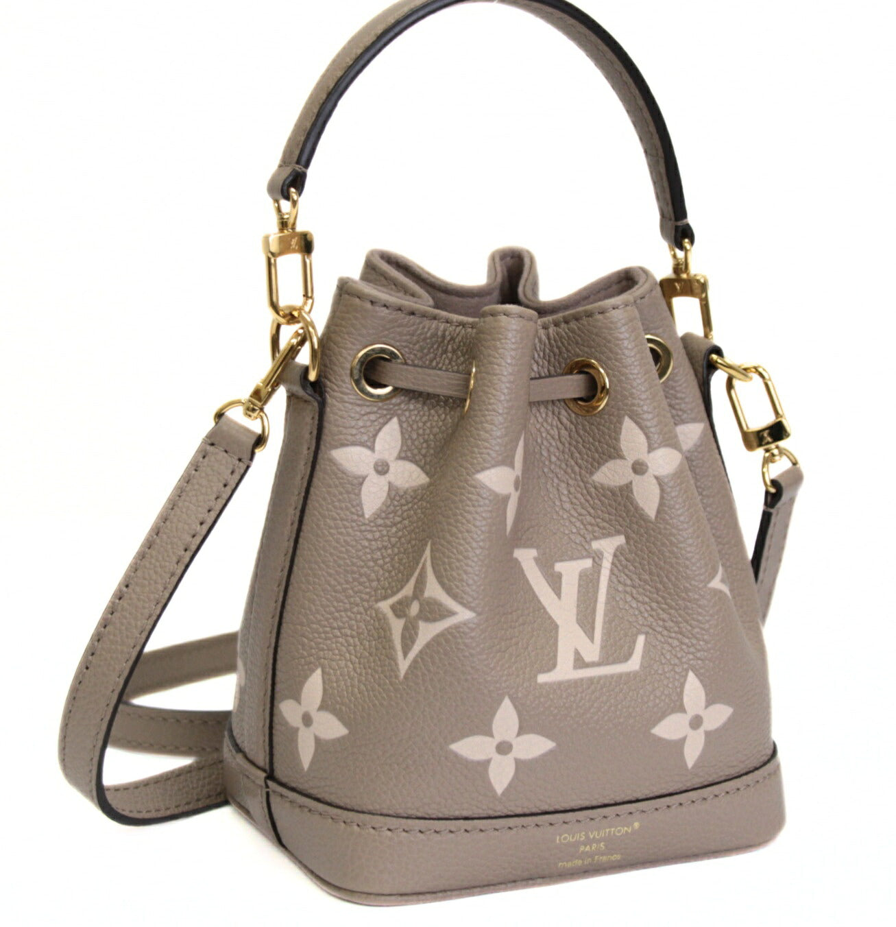 Louis Vuitton Nano Noe 2WAY Empreinte Bag Grey Size ONE SIZE