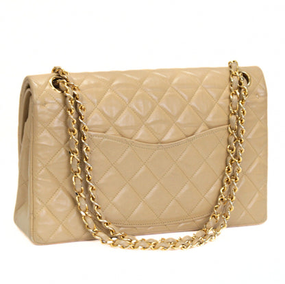 CHANEL Vintage Matelasse 25 Double Bag Beige Size ONE SIZE