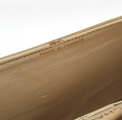 CHANEL Vintage Matelasse 25 Double Bag Beige Size ONE SIZE