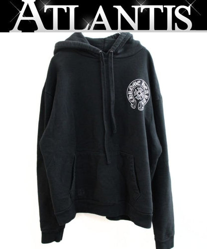 CHROME HEARTS Tokyo Horseshoe Pullover Hoodie Black Size S
