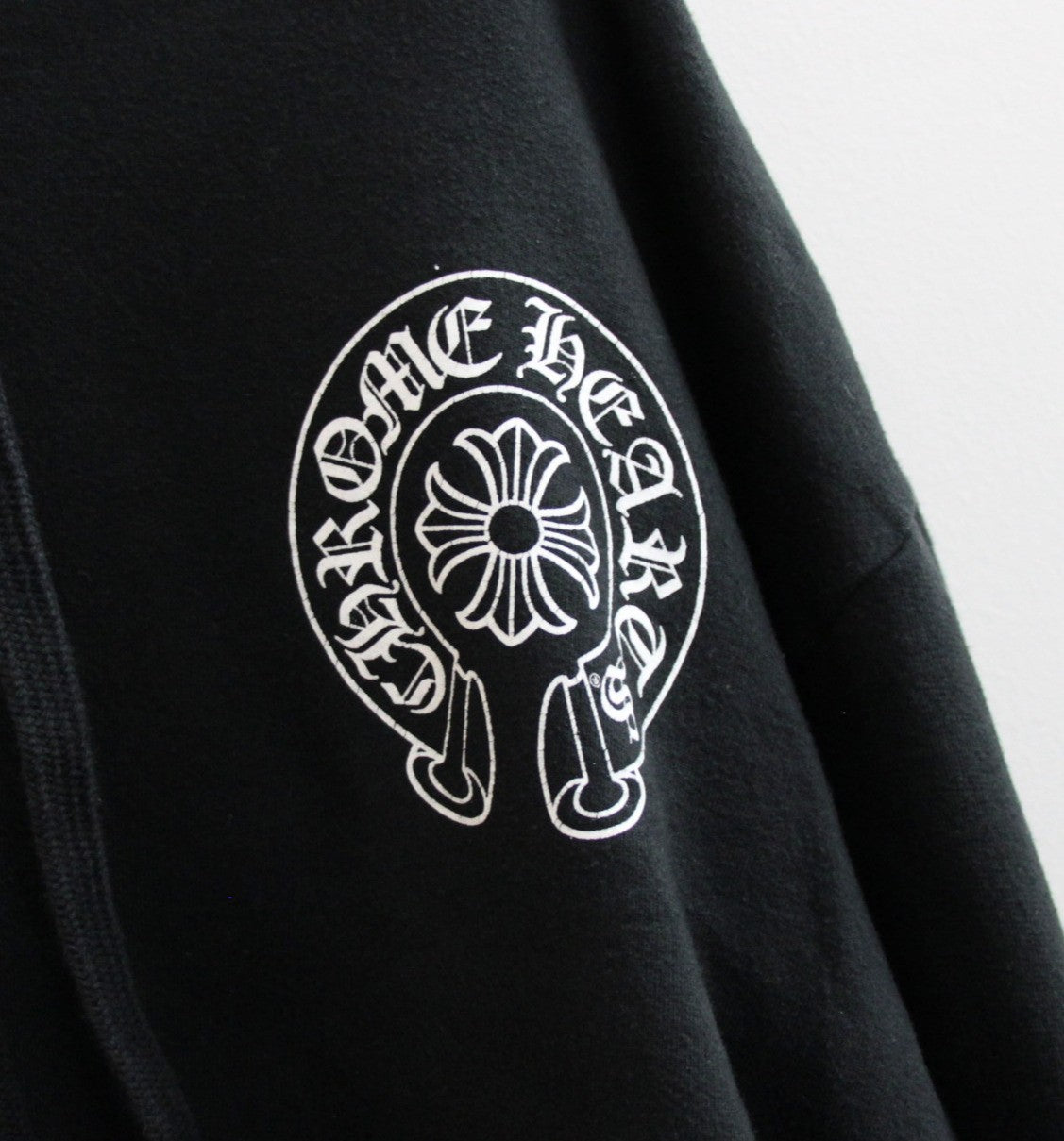 CHROME HEARTS Tokyo Horseshoe Pullover Hoodie Black Size S