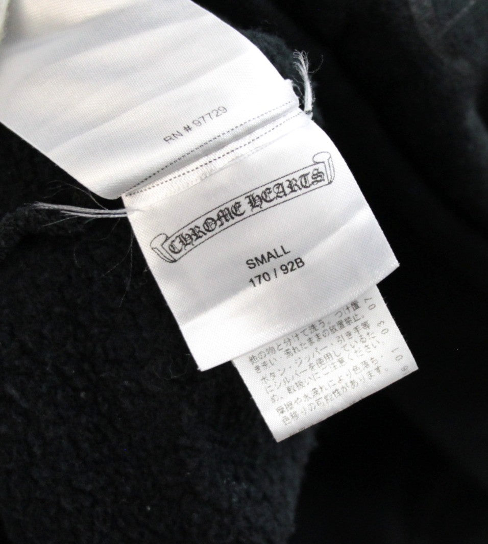 CHROME HEARTS Tokyo Horseshoe Pullover Hoodie Black Size S