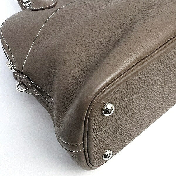 HERMES Bolide 31 Taurillon Clemence Bag Etoupe Size ONE SIZE