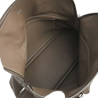 HERMES Bolide 31 Taurillon Clemence Bag Etoupe Size ONE SIZE