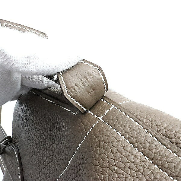 HERMES Bolide 31 Taurillon Clemence Bag Etoupe Size ONE SIZE