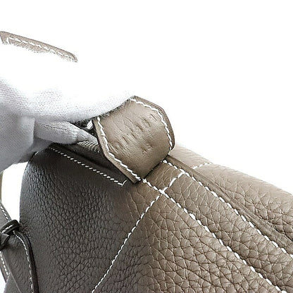 HERMES Bolide 31 Taurillon Clemence Bag Etoupe Size ONE SIZE