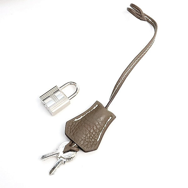 HERMES Bolide 31 Taurillon Clemence Bag Etoupe Size ONE SIZE