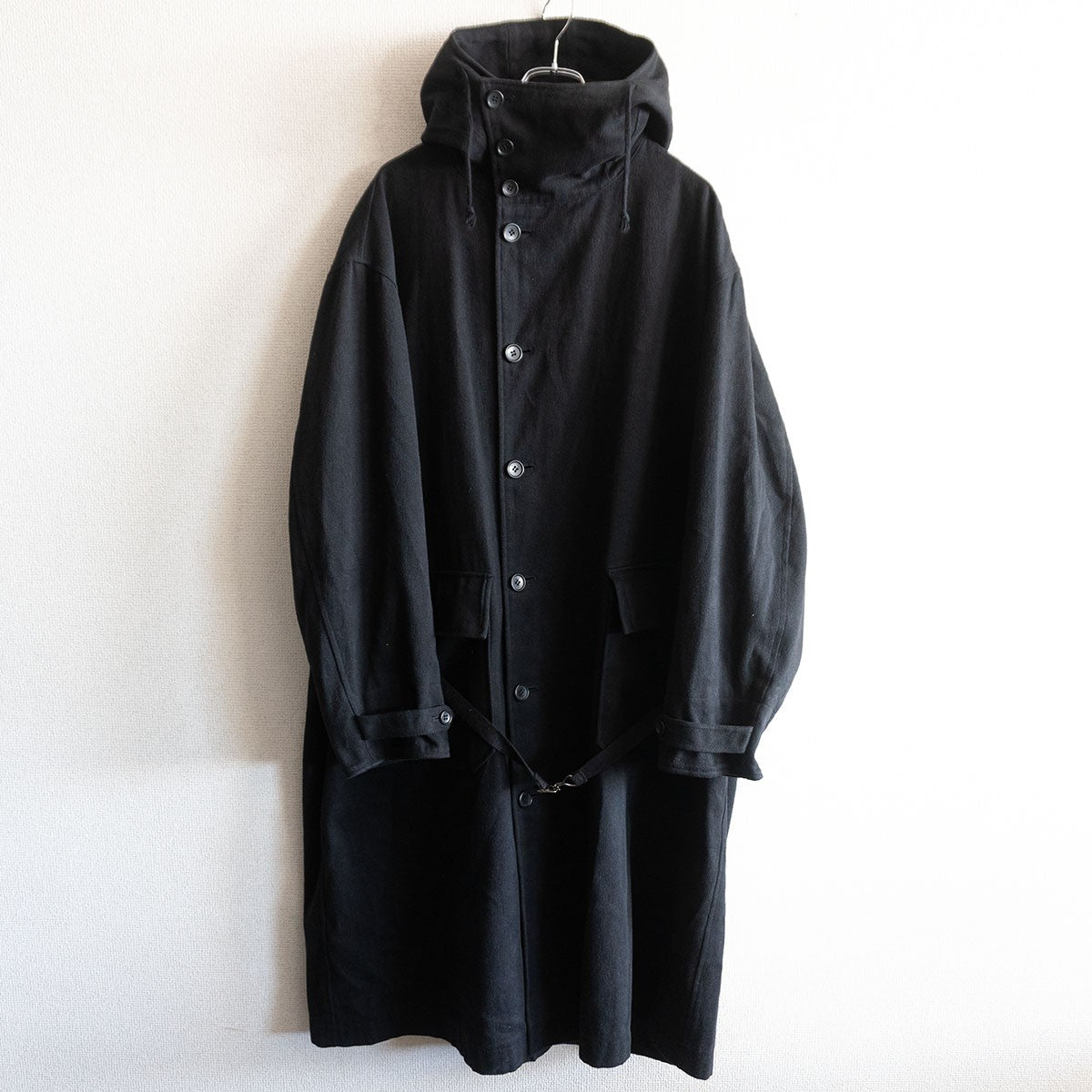 Y's for Men 90S Hooded Long Coat Size M