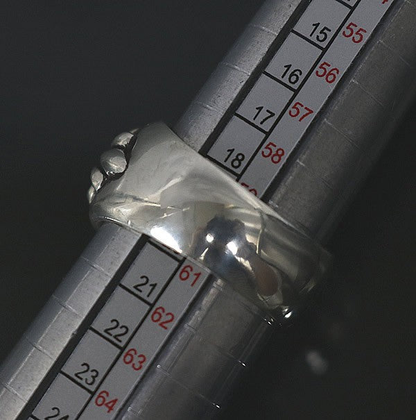 CHROME HEARTS Floral Cross Ring Silver SV925 Size ONE SIZE