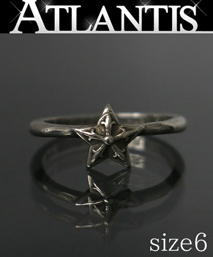 CHROME HEARTS Bubblegum Star Ring Silver Size ONE SIZE