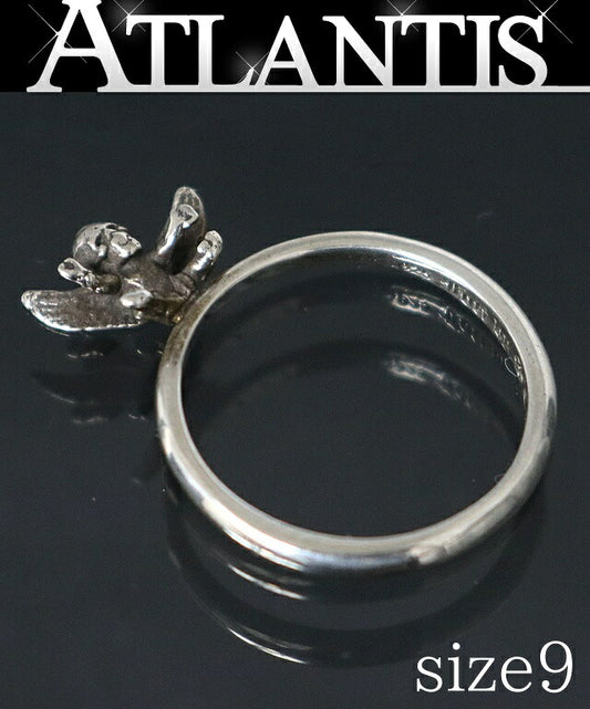 CHROME HEARTS Foti Mithra Lane Ring Silver Size US 5