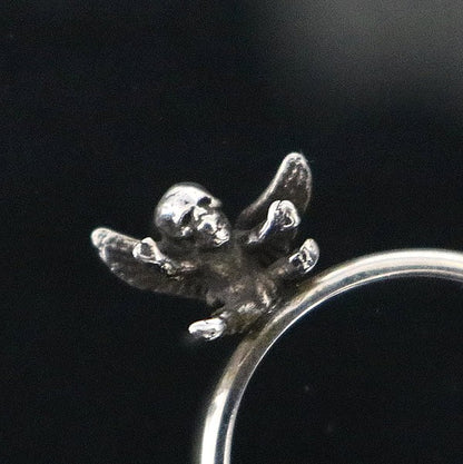 CHROME HEARTS Foti Mithra Lane Ring Silver Size ONE SIZE