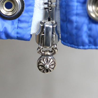 CHROME HEARTS STIFF CH Plus All Over Print Vest Blue Size M
