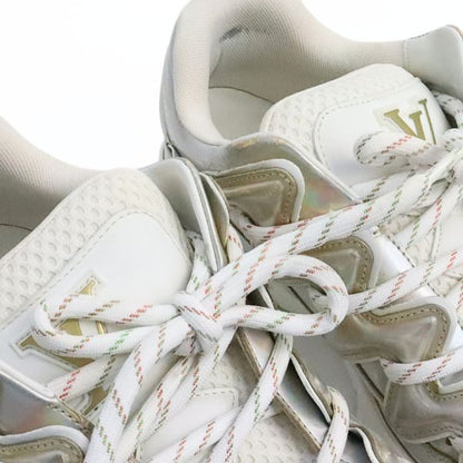 Louis Vuitton Zigzag Line Mesh Lowtop Sneakers White Size 7