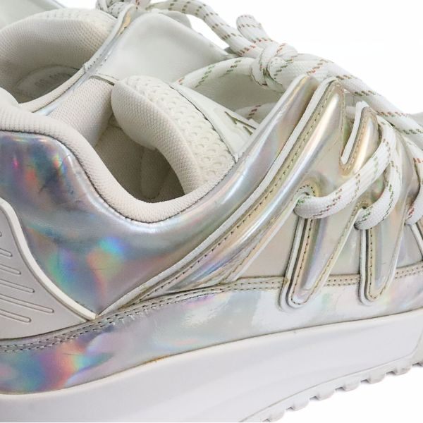 Louis Vuitton Zigzag Line Mesh Lowtop Sneakers White Size 7