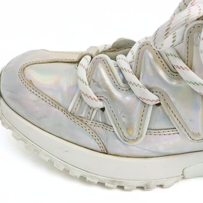 Louis Vuitton Zigzag Line Mesh Lowtop Sneakers White Size 7