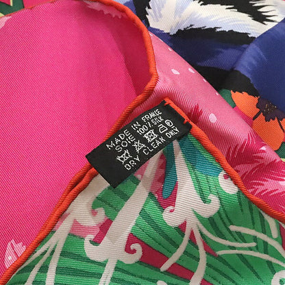 HERMES Tyger Tyger Alice Shirley Silk Carré 90 Scarf