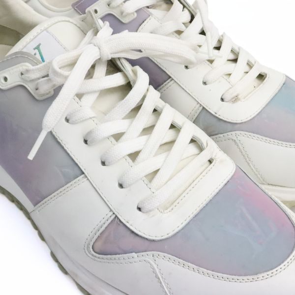 Louis Vuitton Run Away Line Monogram Sneakers White Size 7