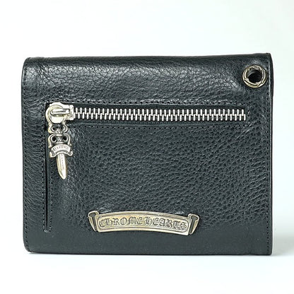 CHROME HEARTS Wave Mini Cross Tri-Fold Wallet Size ONE SIZE