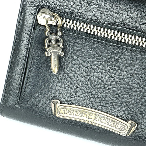 CHROME HEARTS Wave Mini Cross Tri-Fold Wallet Size ONE SIZE