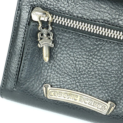 CHROME HEARTS Wave Mini Cross Tri-Fold Wallet Size ONE SIZE