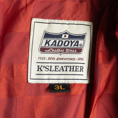 Kadoya American double rider jacket Size 3L