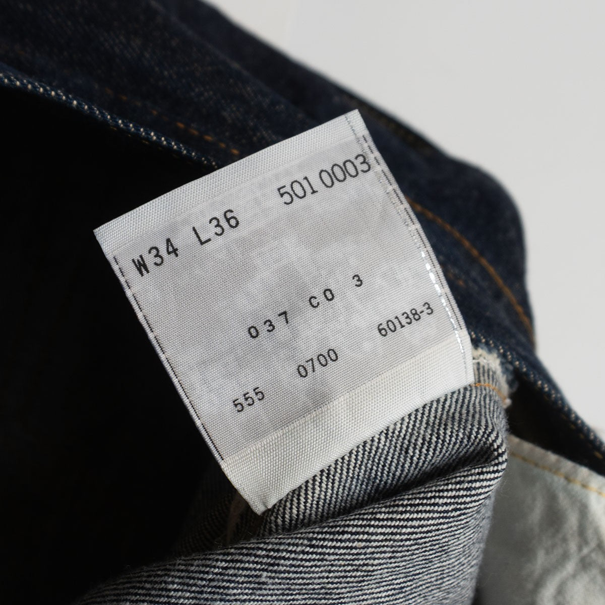 Levi's 501XX Big E Jeans Denim Pants Size 34×36