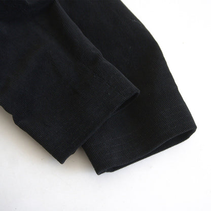 Grenfell Corduroy Chester Coat Black Size 40