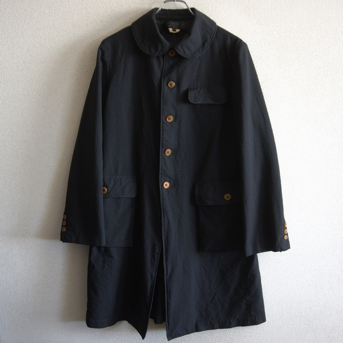 Comme des Garcons Round collar coat Black Size S