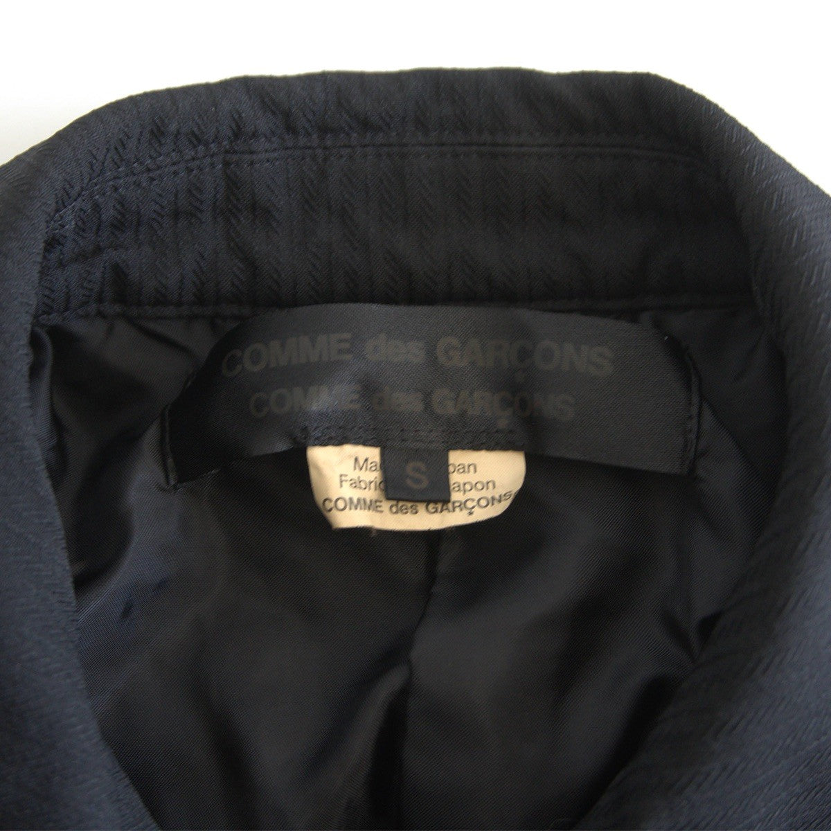 Comme des Garcons Round collar coat Black Size S