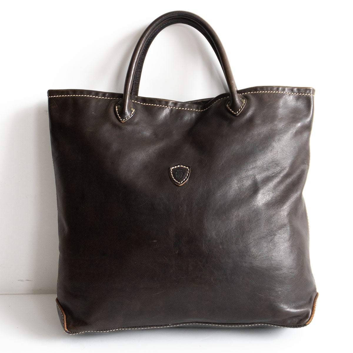 Felisi Leather tote bag Brown