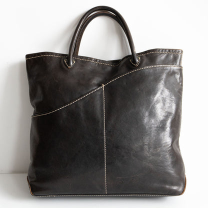 Felisi Leather tote bag Brown