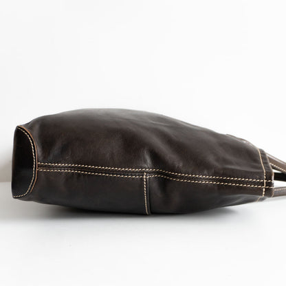 Felisi Leather tote bag Brown