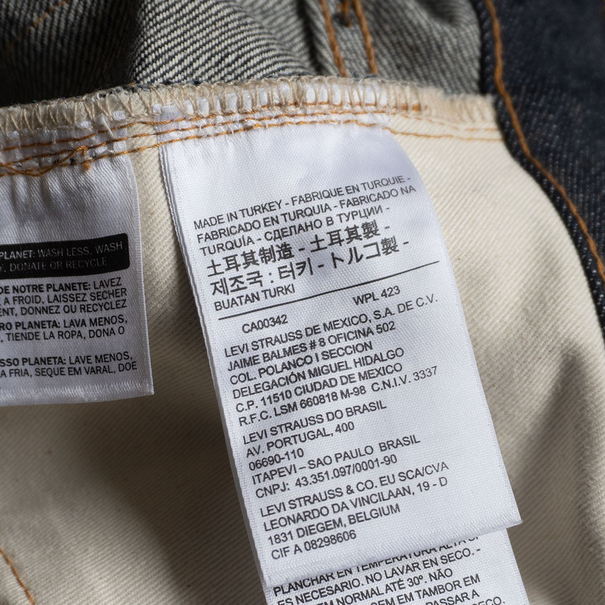 Levi's Vintage Clothing 505 Big E Jeans Denim Pants Size 33×34