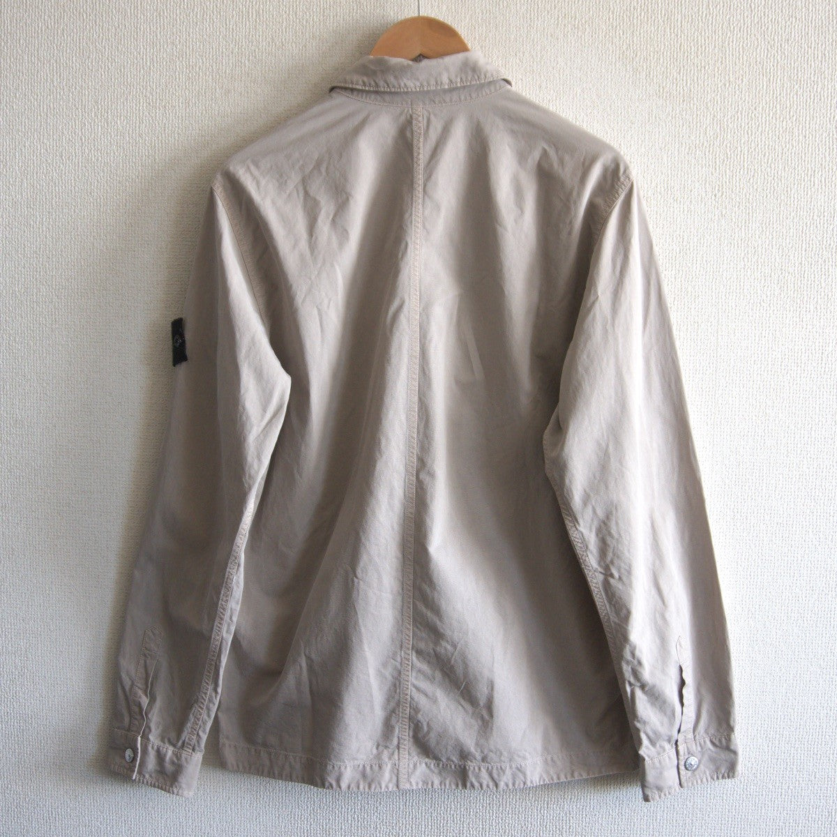 Stone Island 23SS Cupro Cotton Twill-TC Overshirt Jacket Size M