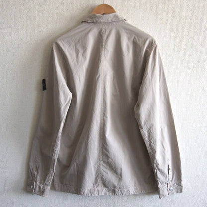 Stone Island 23SS Cupro Cotton Twill-TC Overshirt Jacket Size M