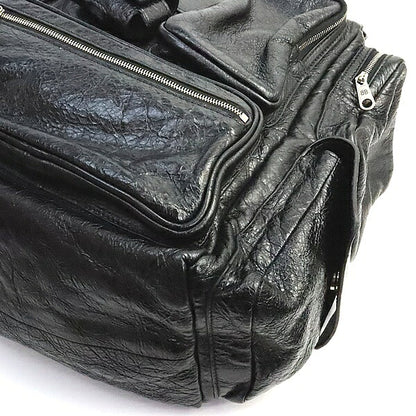 BALENCIAGA Superbusy Large Lambskin Bag Black Size ONE SIZE