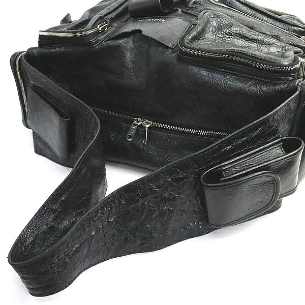 BALENCIAGA Superbusy Large Lambskin Bag Black Size ONE SIZE