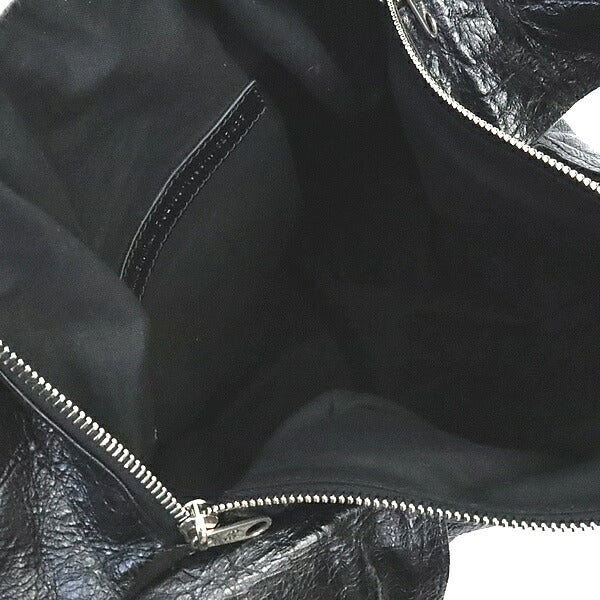BALENCIAGA Superbusy Large Lambskin Bag Black Size ONE SIZE
