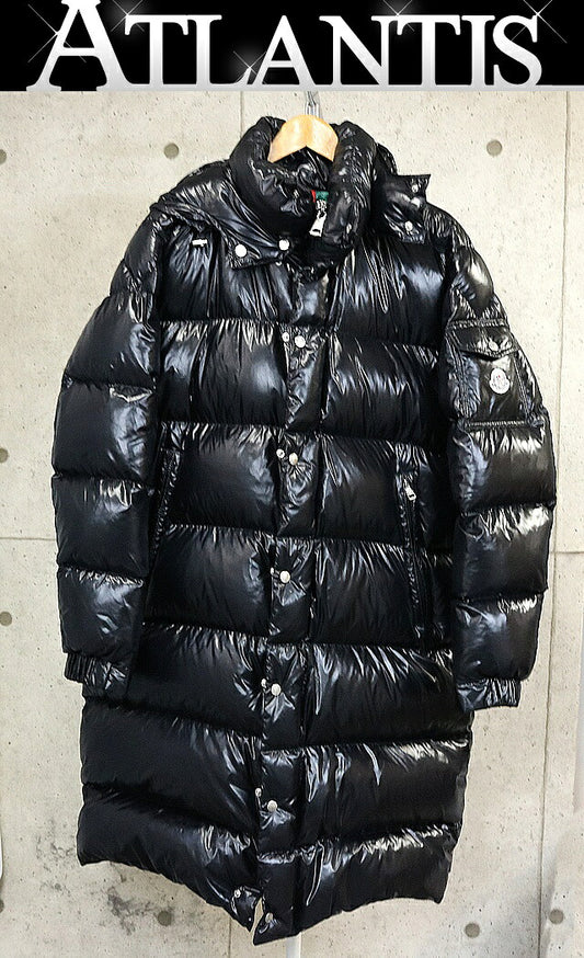 MONCLER Hanoverian Long Down Coat Size 4