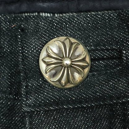 CHROME HEARTS Star Patch 5-Pocket Denim Jeans Indigo Size 31
