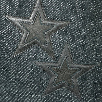 CHROME HEARTS Star Patch 5-Pocket Denim Jeans Indigo Size 31