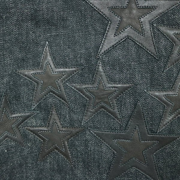 CHROME HEARTS Star Patch 5-Pocket Denim Jeans Indigo Size 31