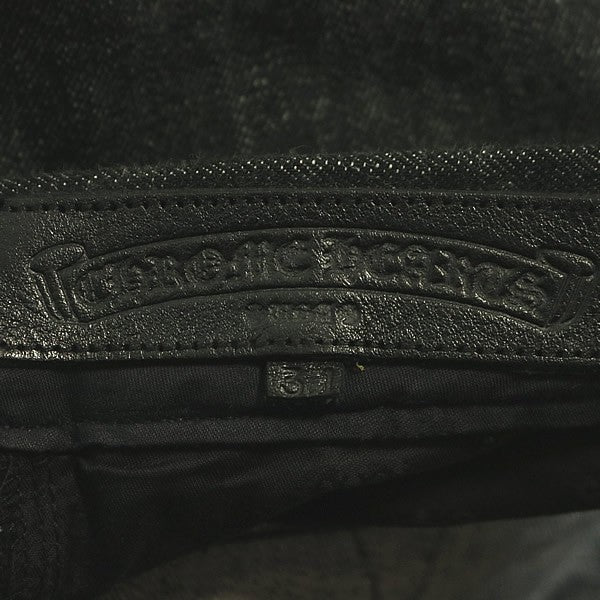 CHROME HEARTS Star Patch 5-Pocket Denim Jeans Indigo Size 31