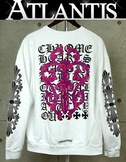 CHROME HEARTS Floral Cross Old English Dagger Size M
