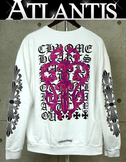 CHROME HEARTS Floral Cross Old English Dagger Size M