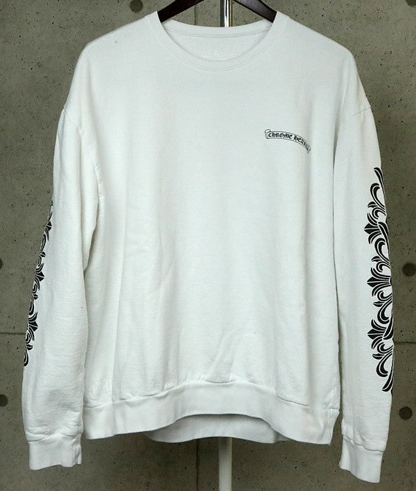 CHROME HEARTS Floral Cross Old English Dagger Size M