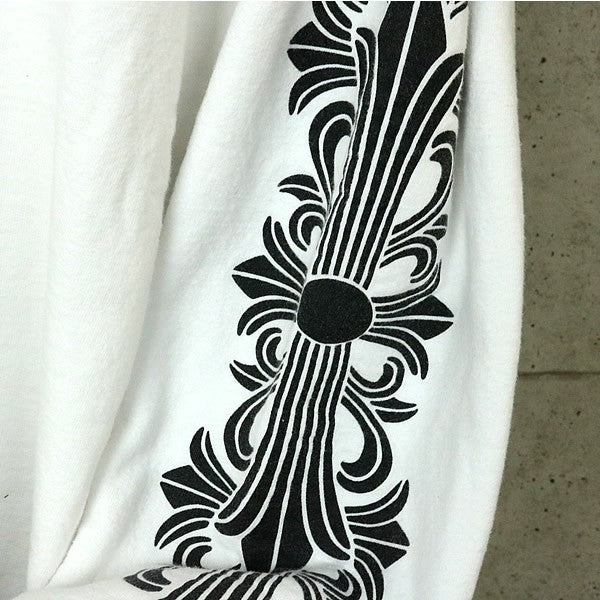 CHROME HEARTS Floral Cross Old English Dagger Size M