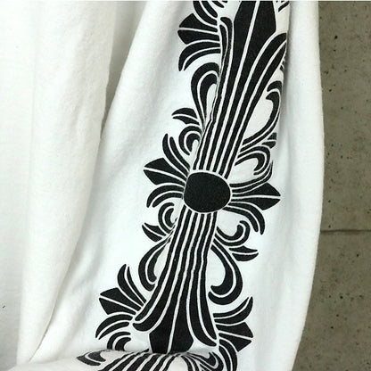 CHROME HEARTS Floral Cross Old English Dagger Size M